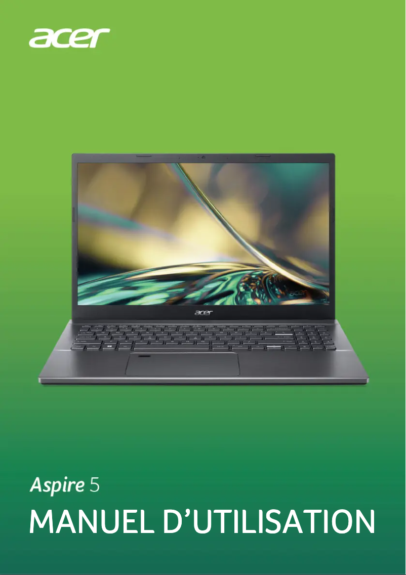 Page n°1 - Manuel utilisateur Acer Aspire 5 Pro