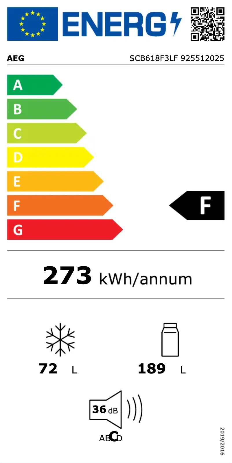 Image de la première page du manuel de l'appareil SCB618F3LF