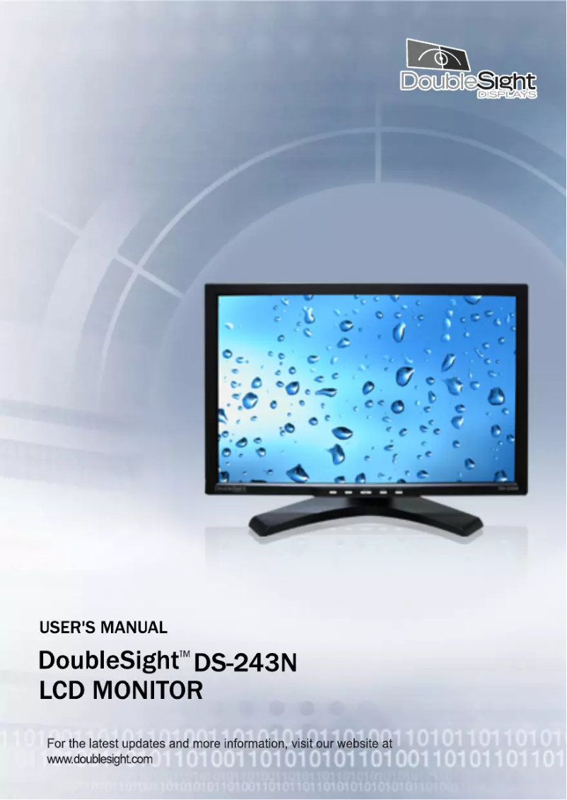 Page n°1 - Manuel utilisateur DoubleSight DS-243N