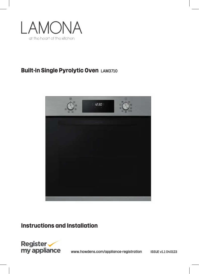 Image de la première page du manuel de l'appareil LAM3710