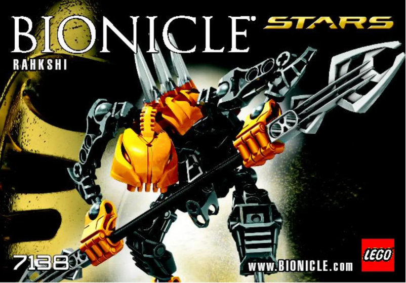 Page 1 de la notice Manuel utilisateur Lego Bionicle 7138