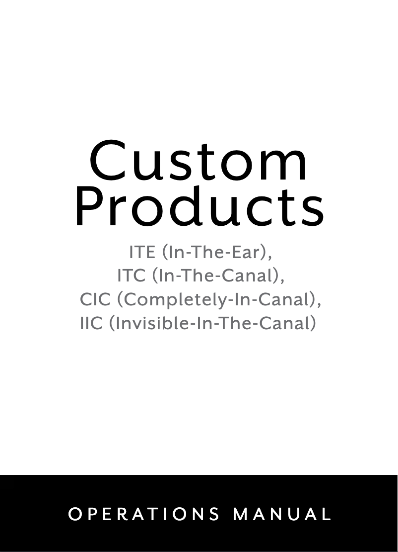 Page n°1 - Manuel utilisateur Starkey Z Series IIC