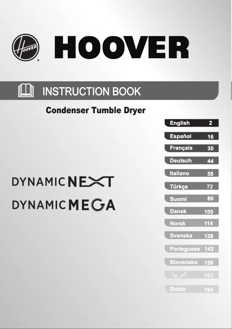 Page 1 de la notice Manuel utilisateur Hoover DMC D1013BX-S