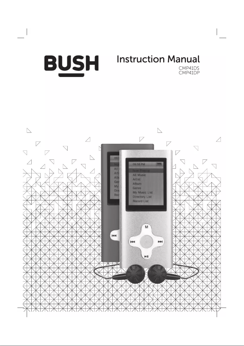 Page n°1 - Manuel utilisateur Bush CMP41DS