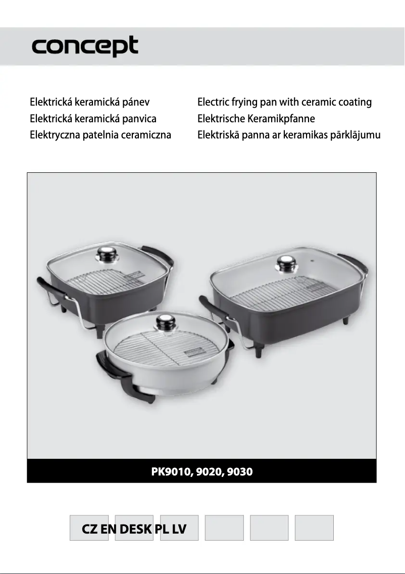 Page n°1 - Manuel utilisateur Concept PK-9030