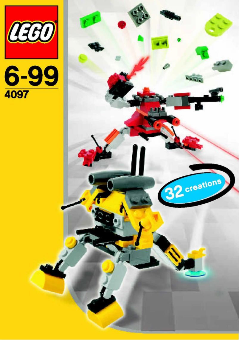 Page n°1 - Manuel utilisateur Lego Mini Robots