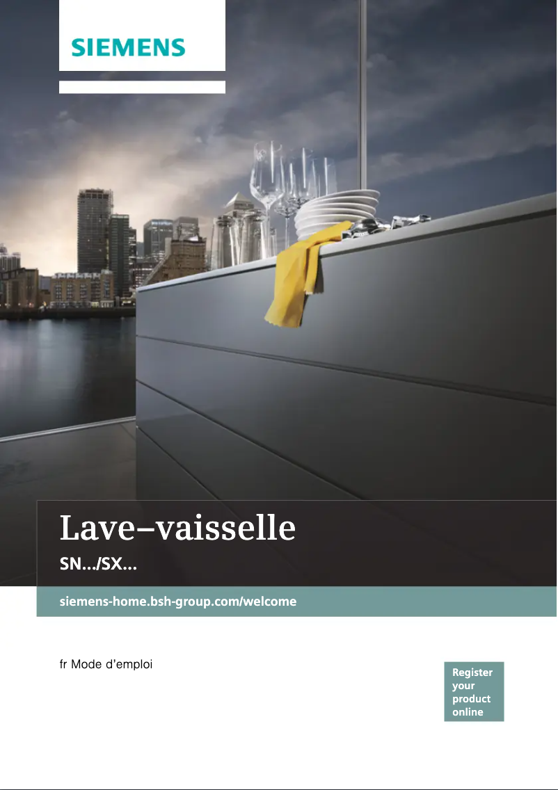 Image de la première page du manuel de l'appareil SN236I02ME