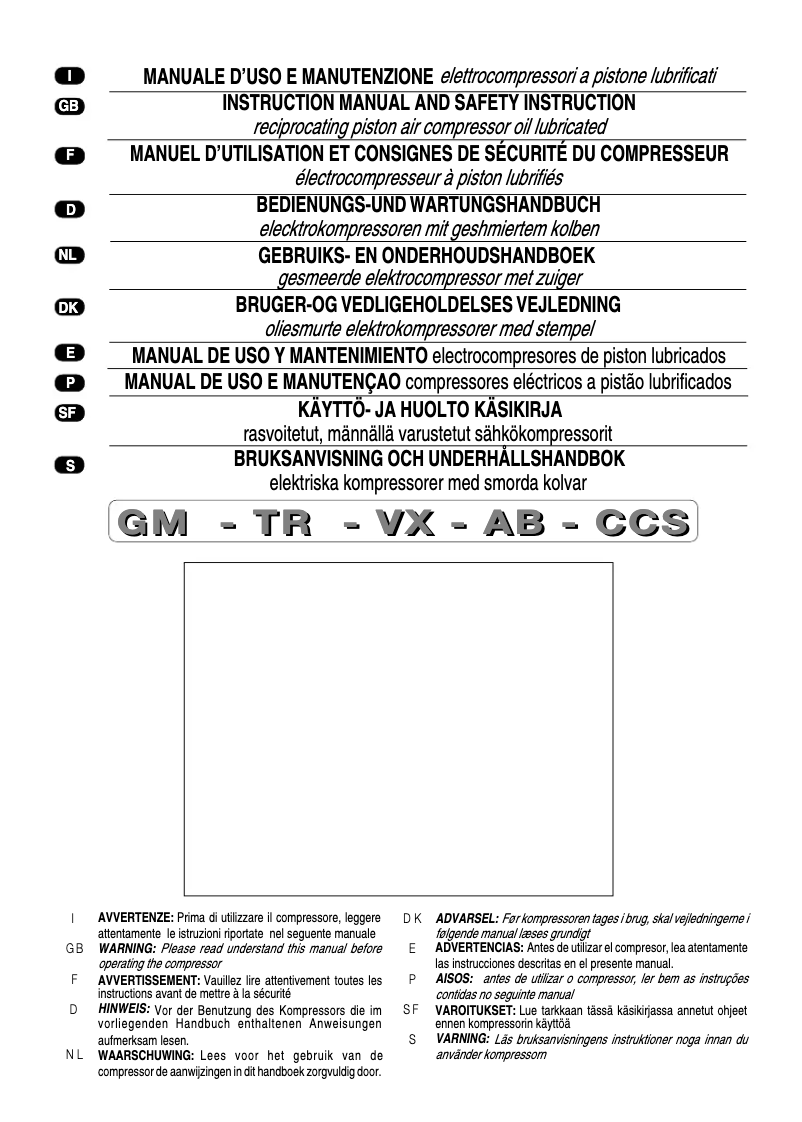 Page n°1 - Manuel utilisateur Makita AC330