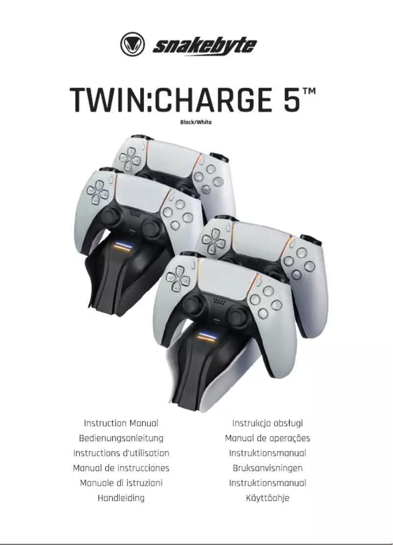 Página 1 del manual Manual de usuario Snakebyte TWIN:CHARGE 5