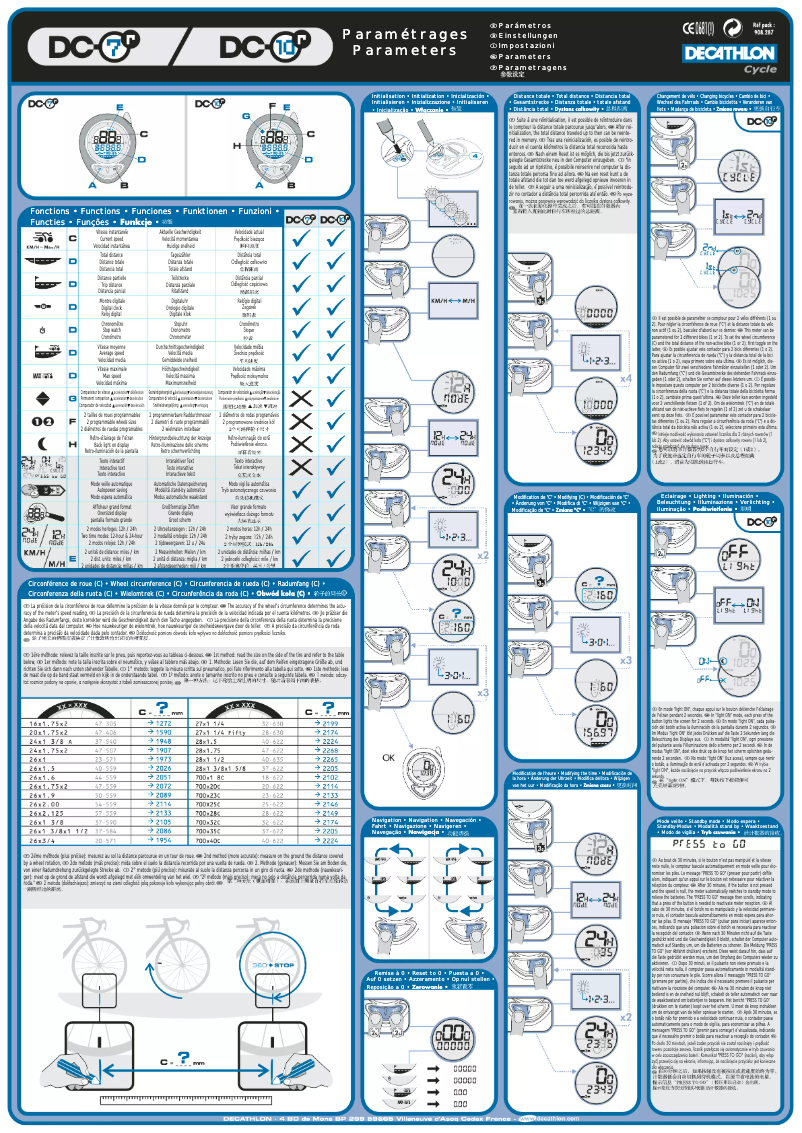 Image de la première page du manuel de l'appareil DC-7r