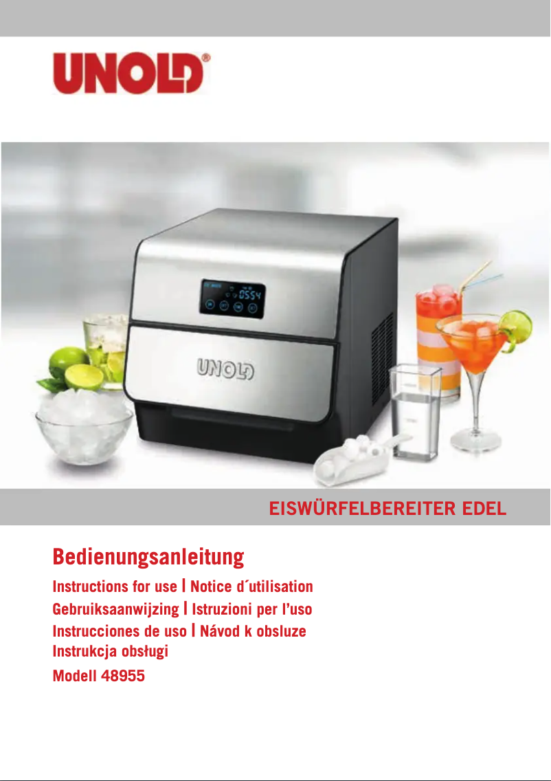 Image de la première page du manuel de l'appareil Edel 48955