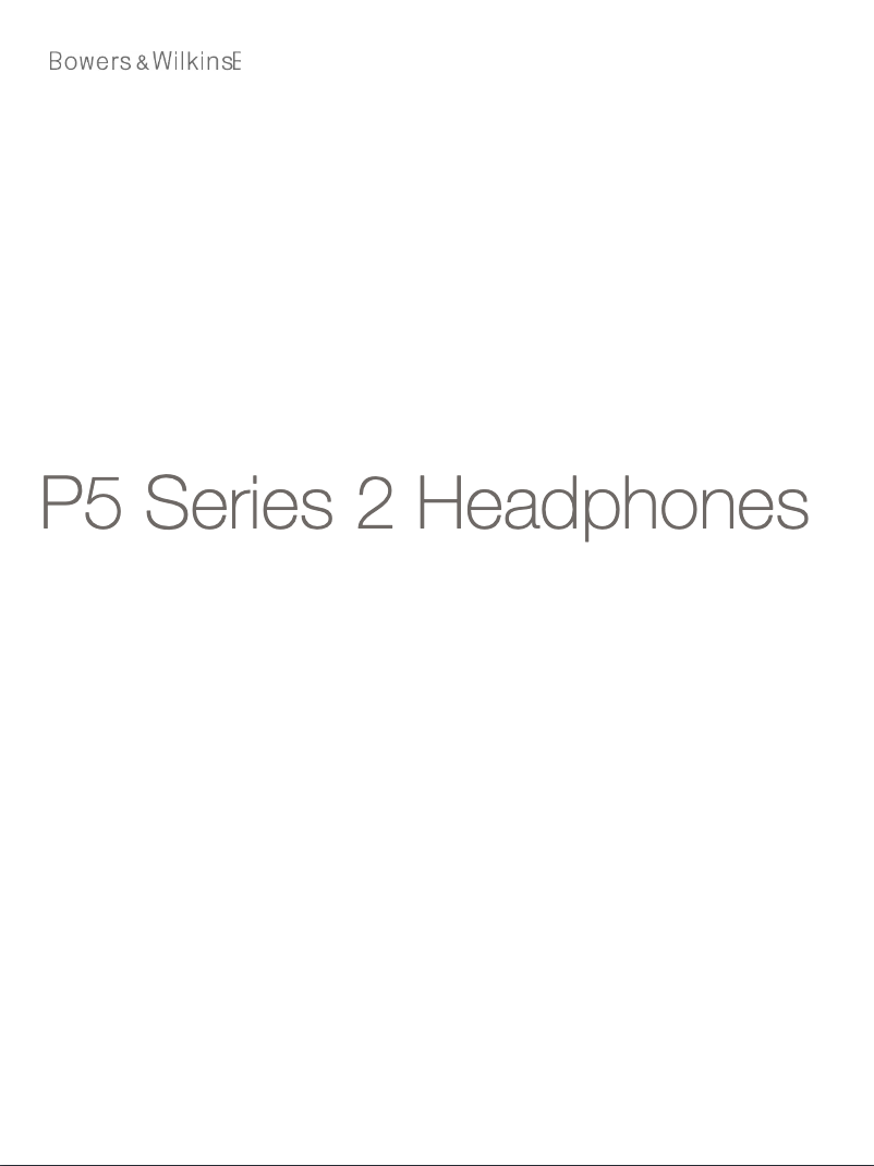 Página 1 del manual Manual de usuario Bowers & Wilkins P5 Series 2