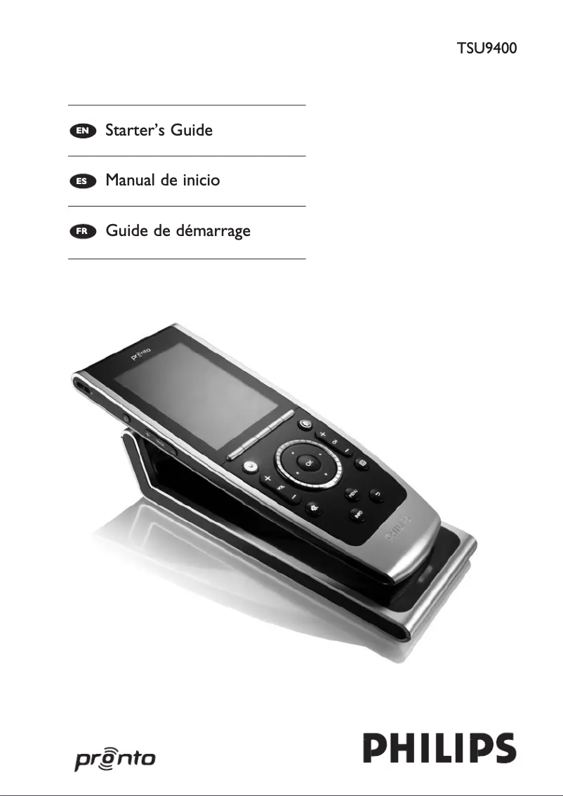 Page 1 de la notice Manuel utilisateur Philips TSU9400