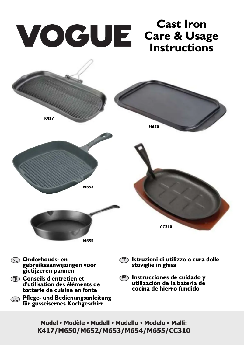 Image de la première page du manuel de l'appareil K417