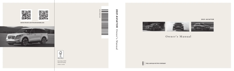 Image de la première page du manuel de l'appareil Aviator (2021)