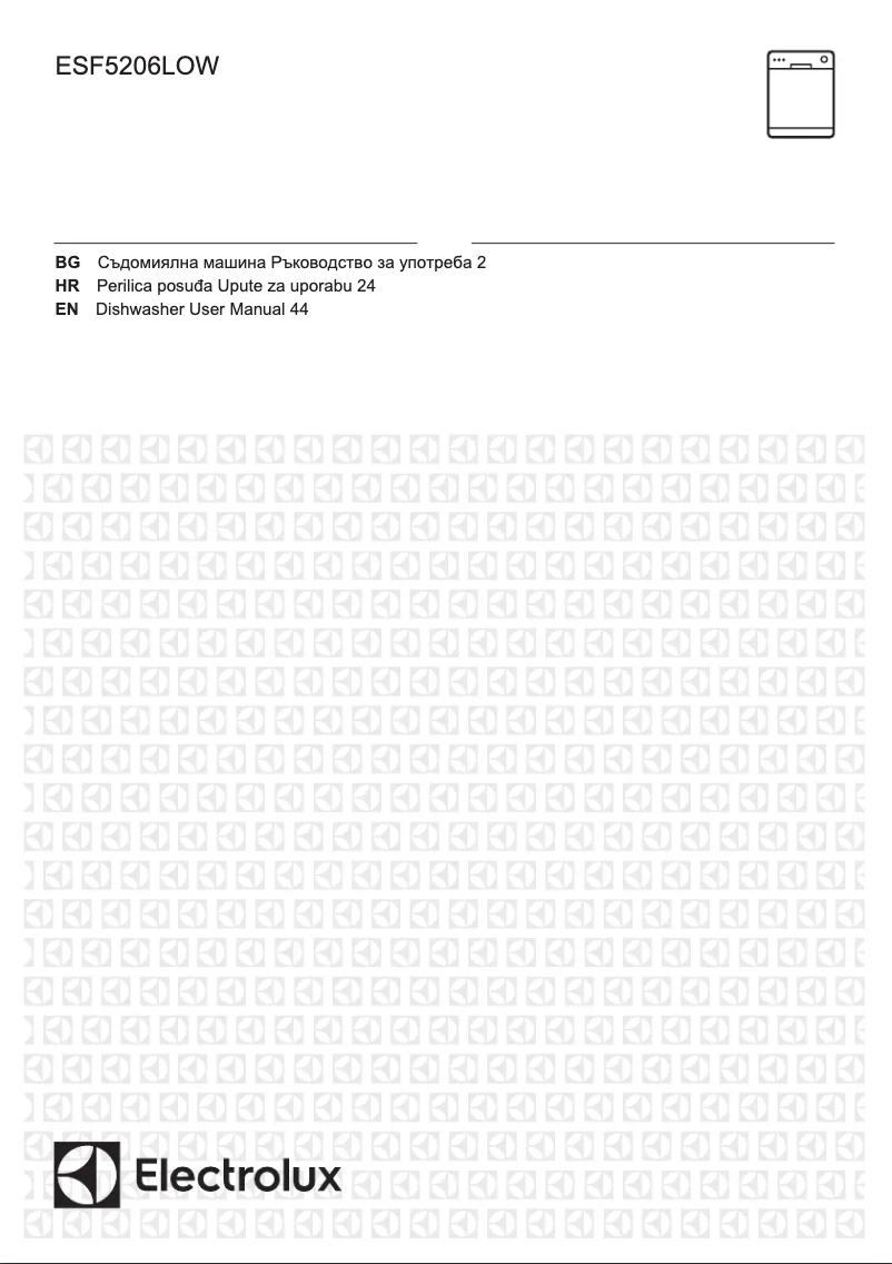 Página 1 del manual Manual de usuario Electrolux ESF5206LOW
