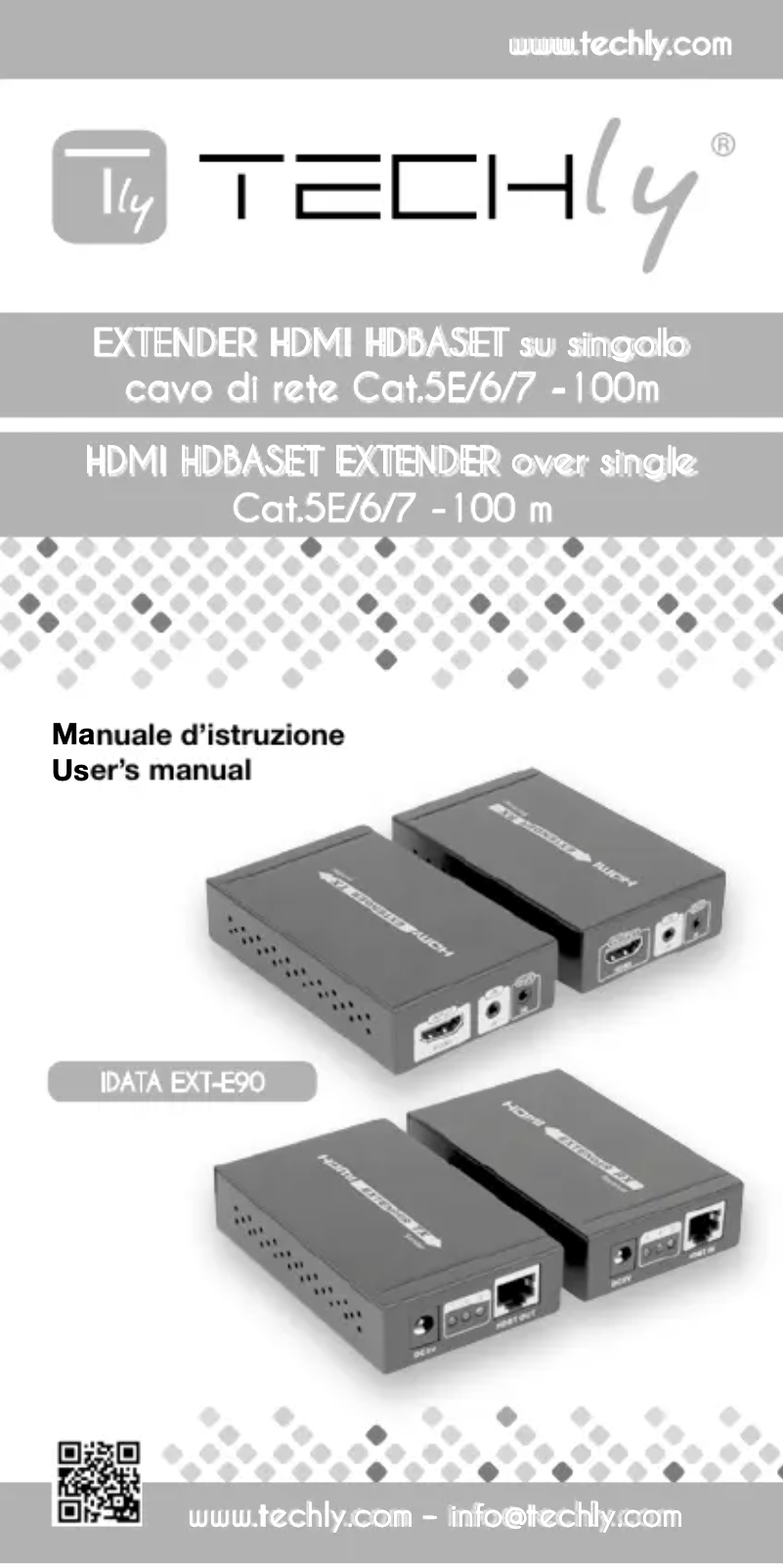 Page n°1 - Manuel utilisateur Techly IDATA EXT-E90
