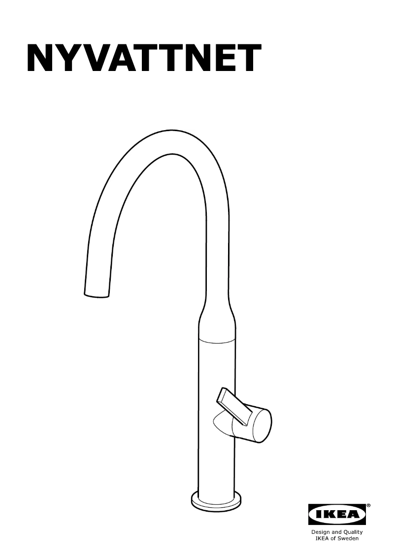 Image de la première page du manuel de l'appareil NYVATTNET