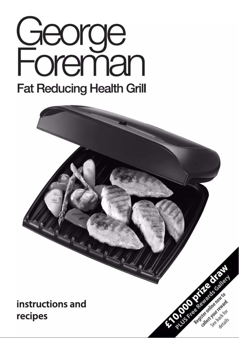 Página 1 del manual Manual de usuario George Foreman 18891
