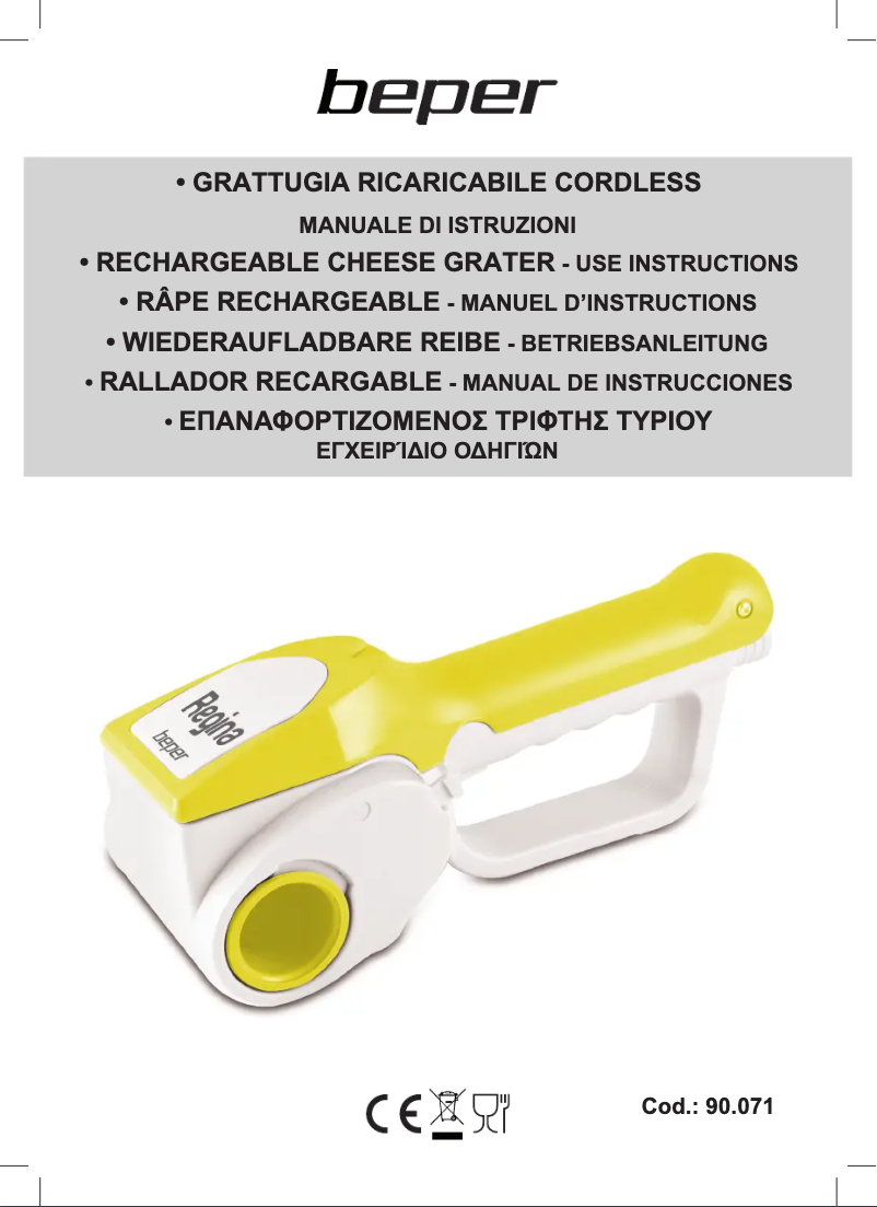Page 1 de la notice Manuel utilisateur Beper 90.071