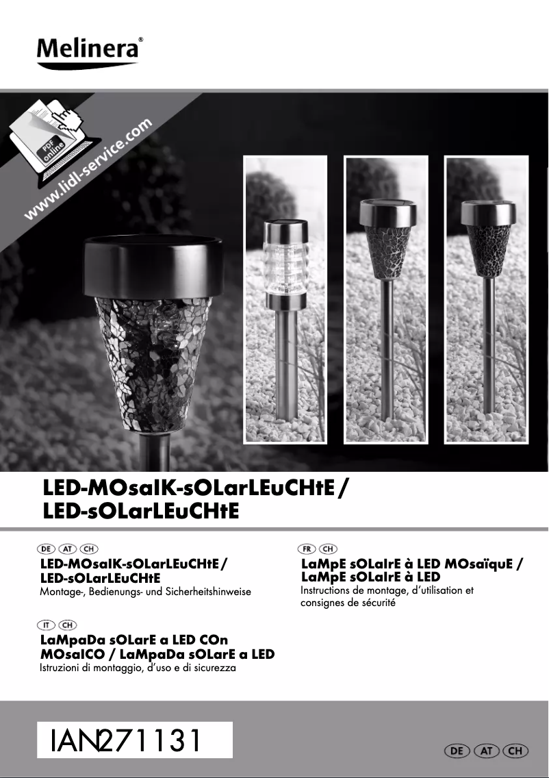Image de la première page du manuel de l'appareil IAN 271131