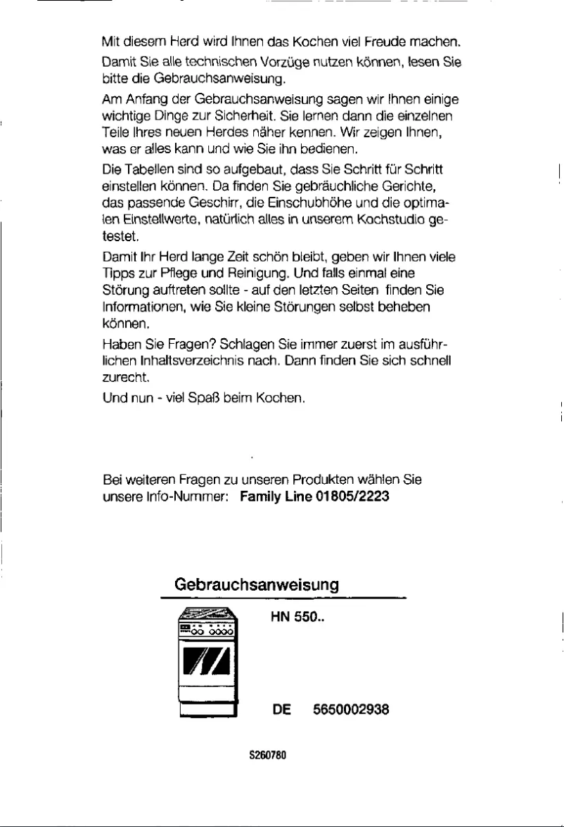 Page n°1 - Manuel utilisateur Siemens HN55023