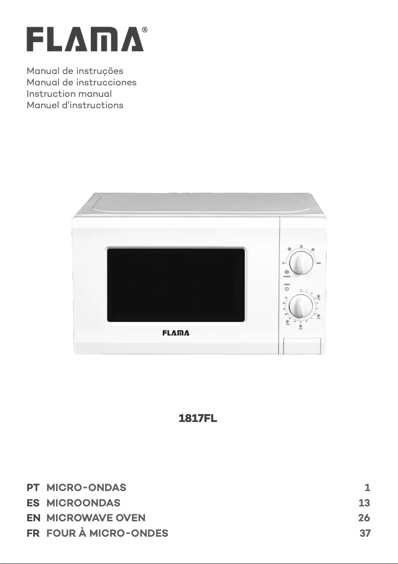 Image de la première page du manuel de l'appareil 1817FL