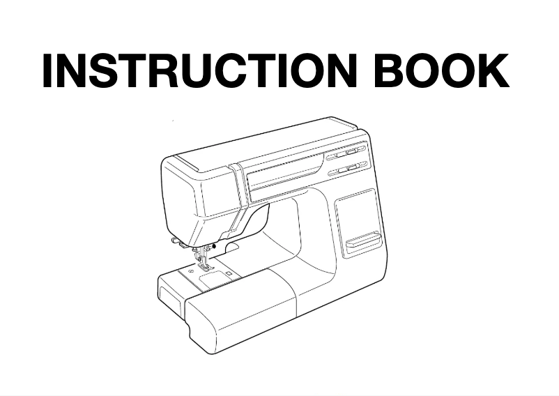 Page 1 de la notice Manuel utilisateur Janome HD-3000 Black Edition