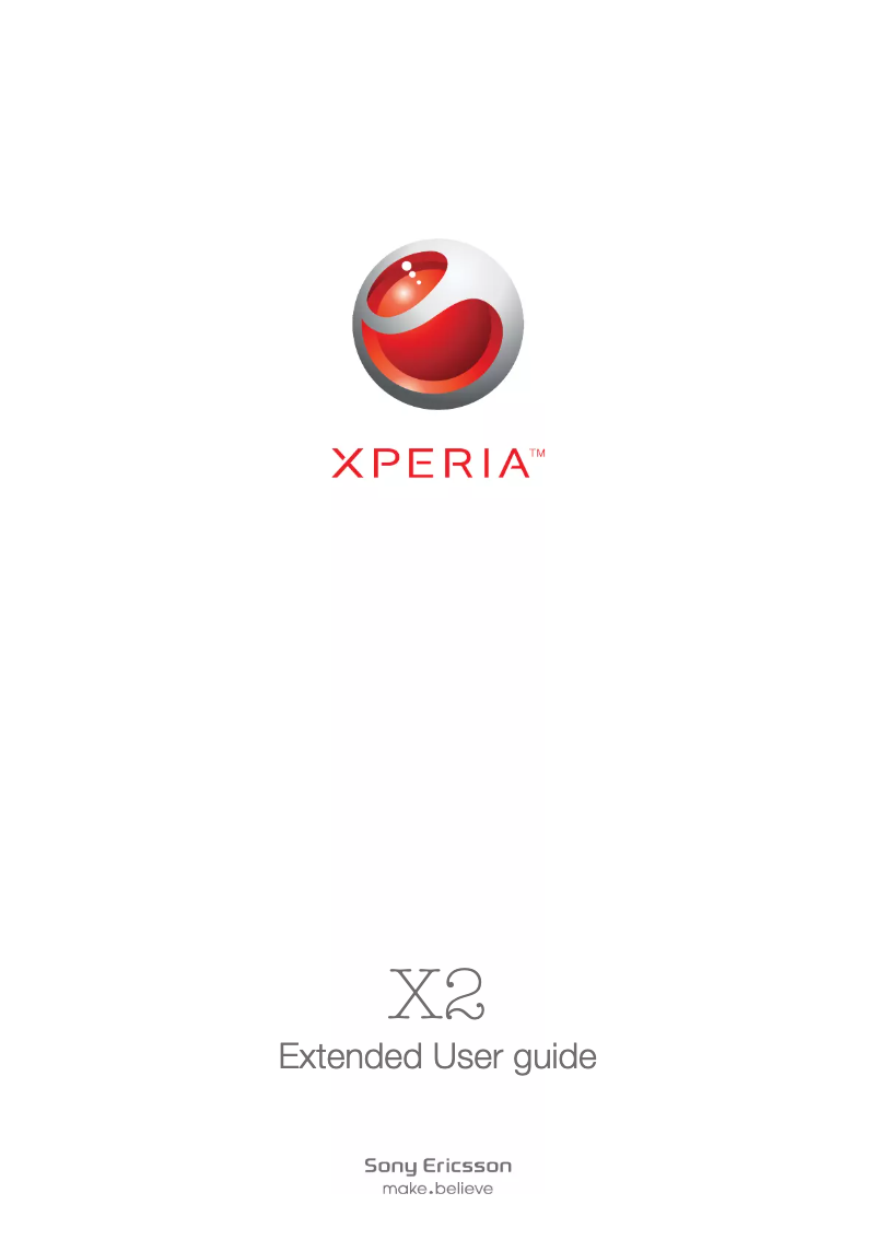 Image de la première page du manuel de l'appareil Xperica X2