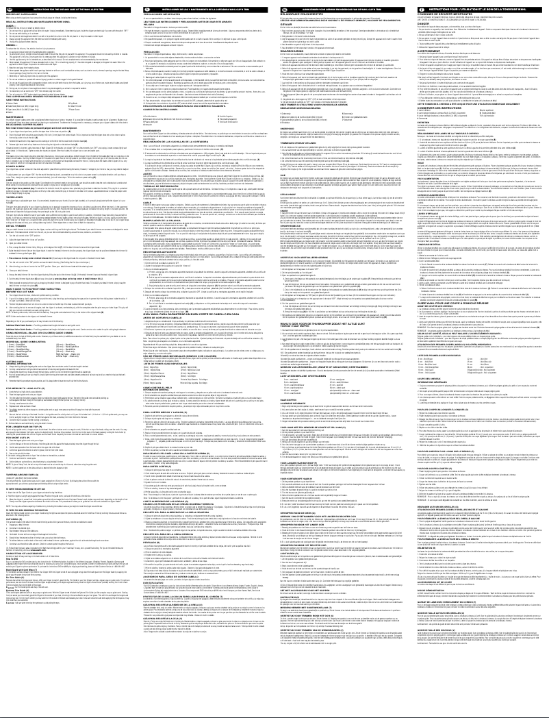 Image de la première page du manuel de l'appareil Clip & Trim