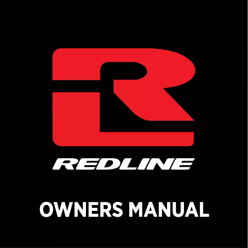 Page n°1 - Manuel utilisateur Redline Conquest Elite
