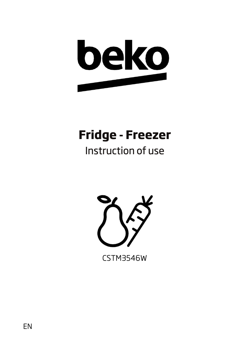 Image de la première page du manuel de l'appareil CSTM3546