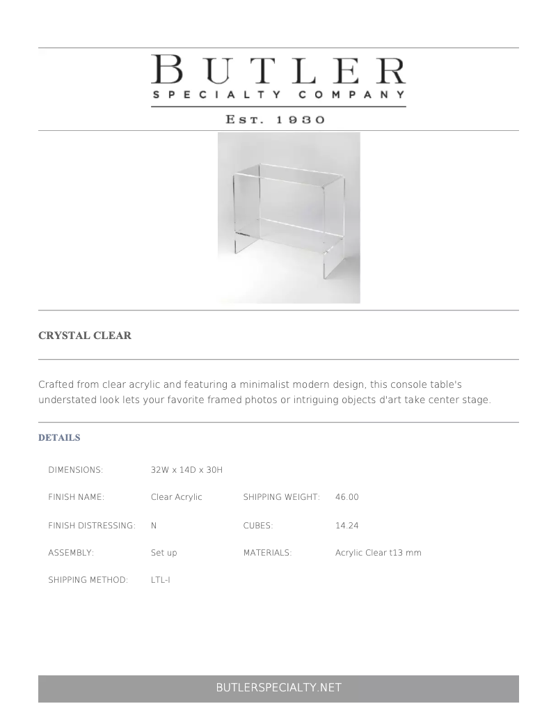 Image de la première page du manuel de l'appareil Crystal Clear 3610335