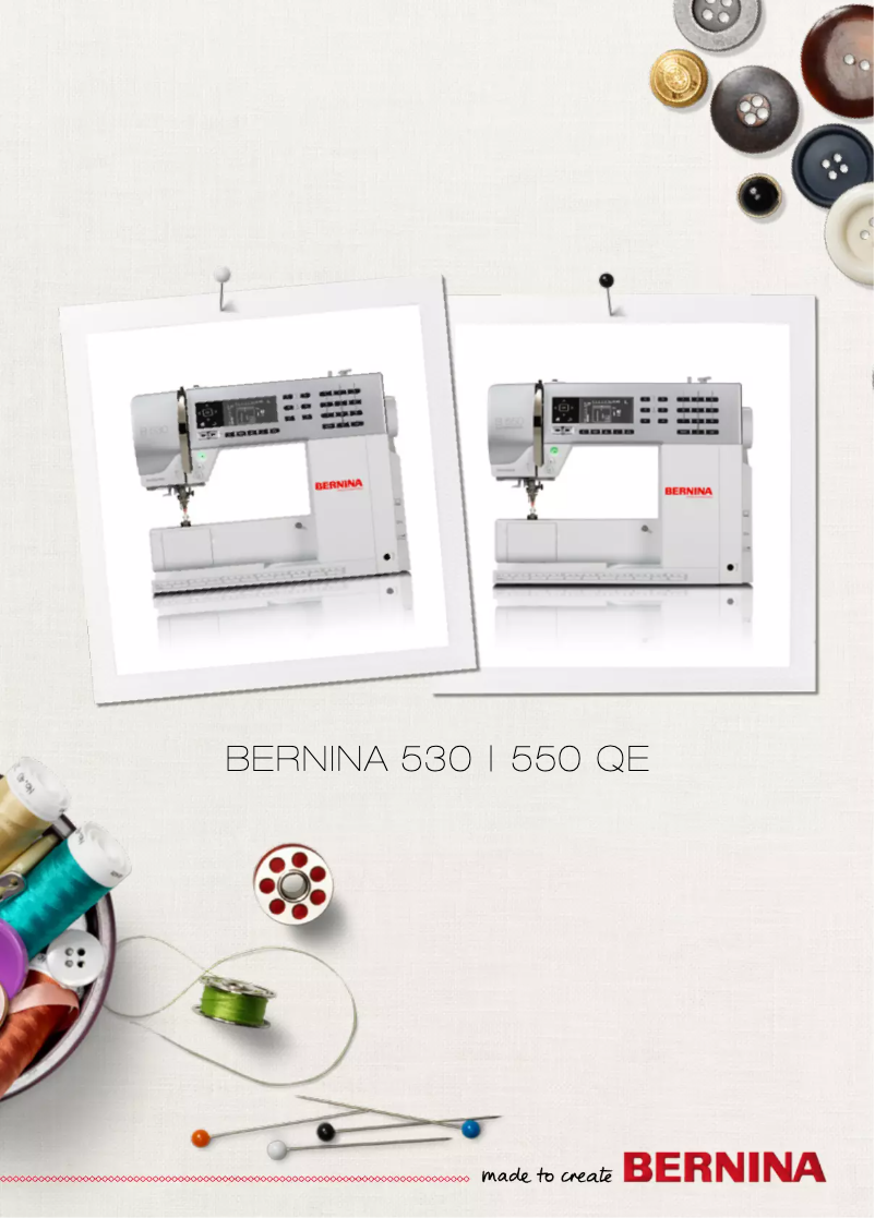 Page n°1 - Manuel utilisateur Bernina 530