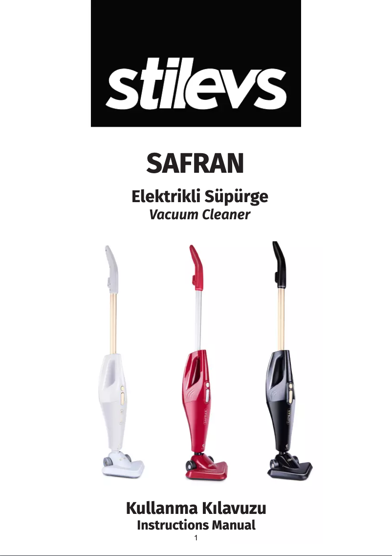 Page 1 de la notice Manuel utilisateur Stilevs Safran