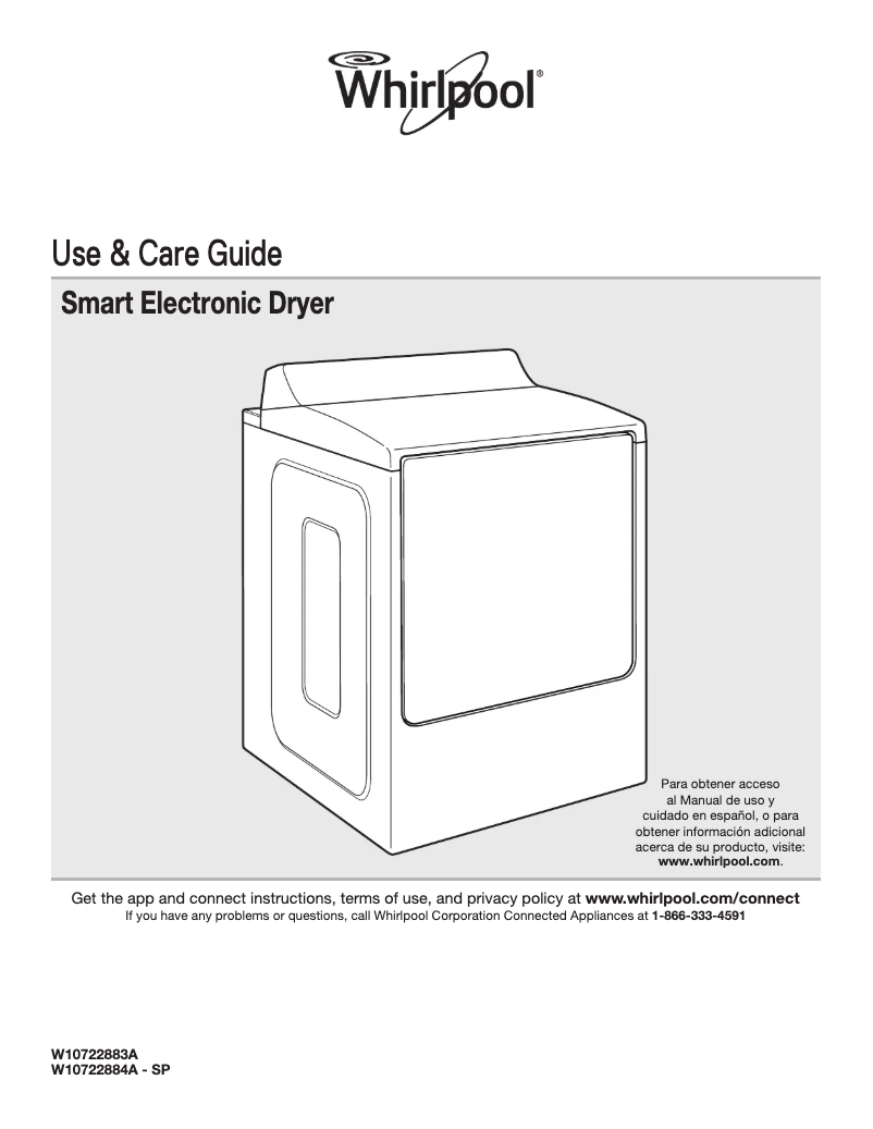 Page 1 de la notice Manuel utilisateur Whirlpool WGD8700EC