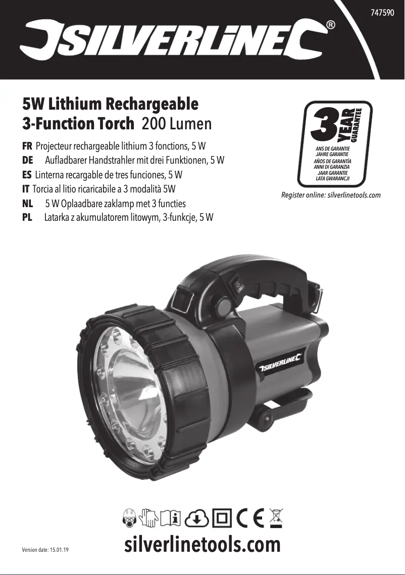Image de la première page du manuel de l'appareil 747590