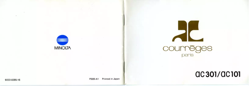 Imagen de la primera página del manual del dispositivo Courrèges AC301