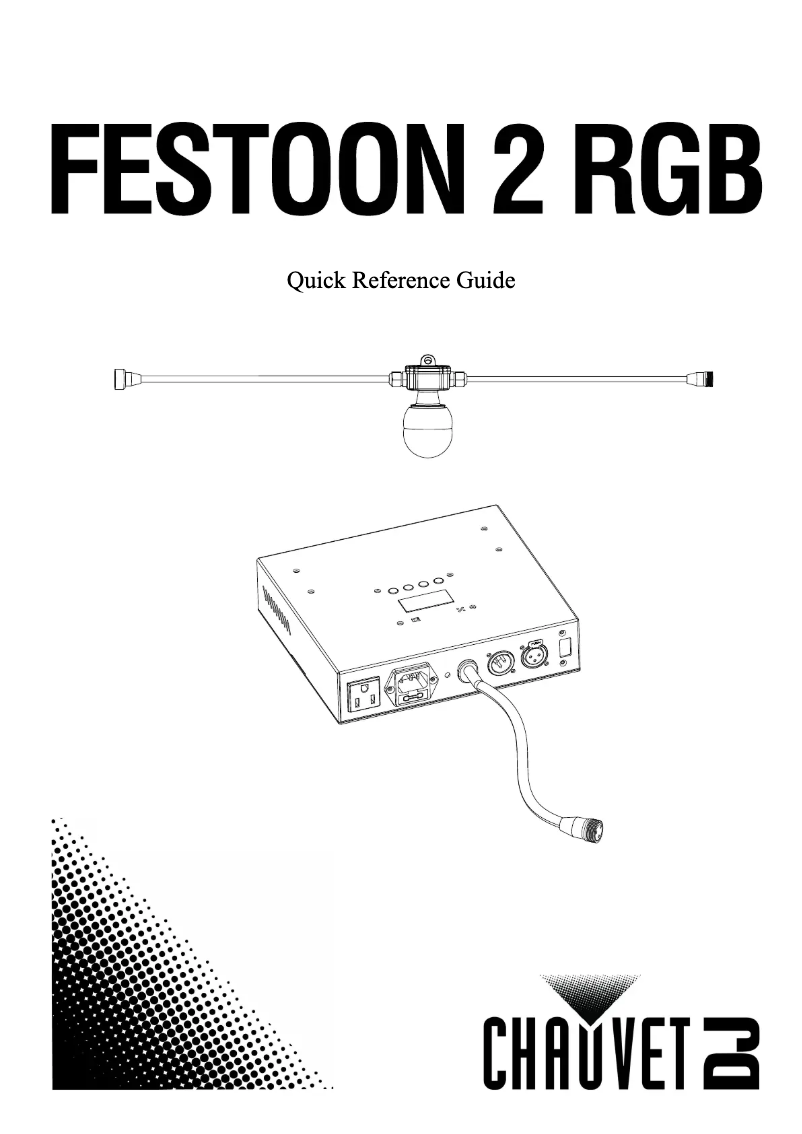 Imagen de la primera página del manual del dispositivo Festoon 2 RGB