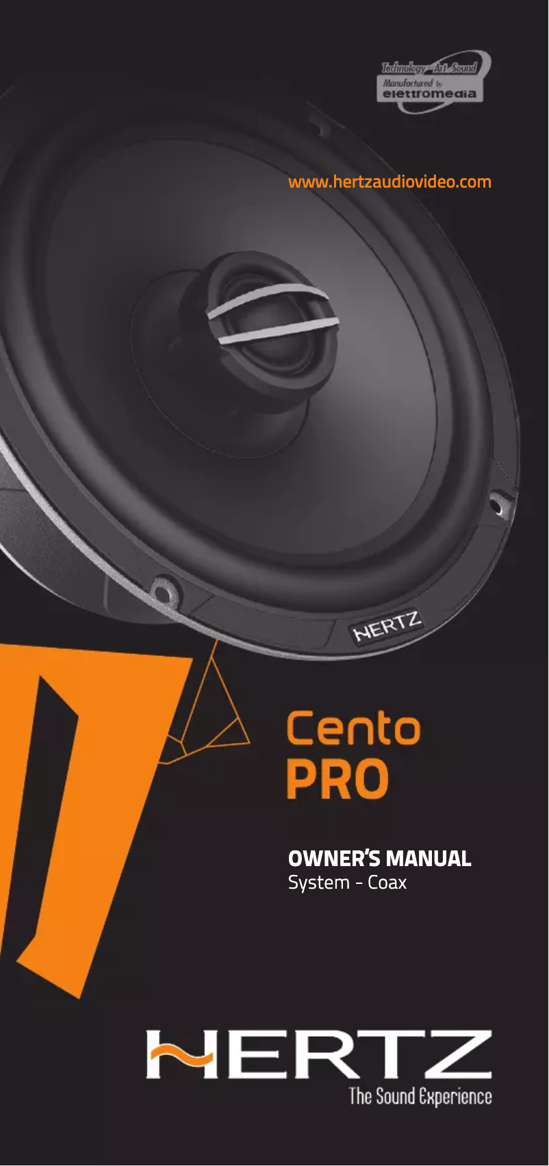 Página 1 del manual Manual de usuario Hertz Cento CPX 690 Pro