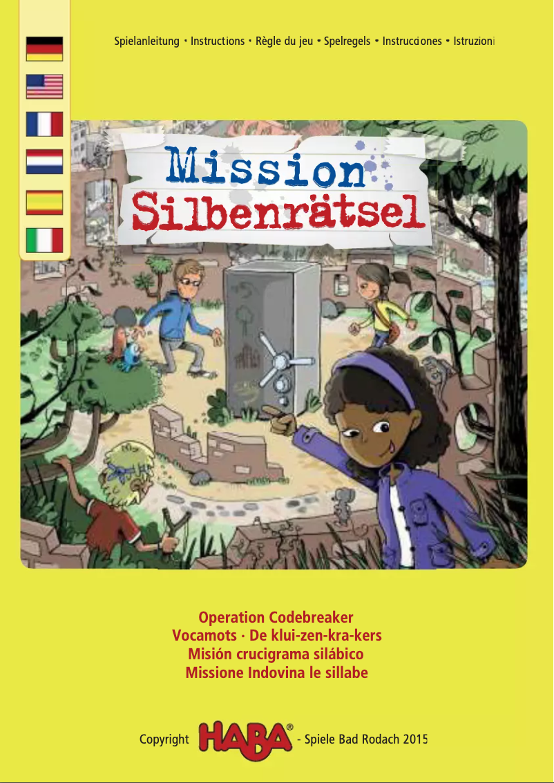 Page n°1 - Manuel utilisateur HABA Mission Silbenrätsel