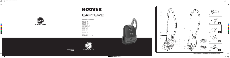 Página 1 del manual Manual de usuario Hoover Capture TCP2010 011