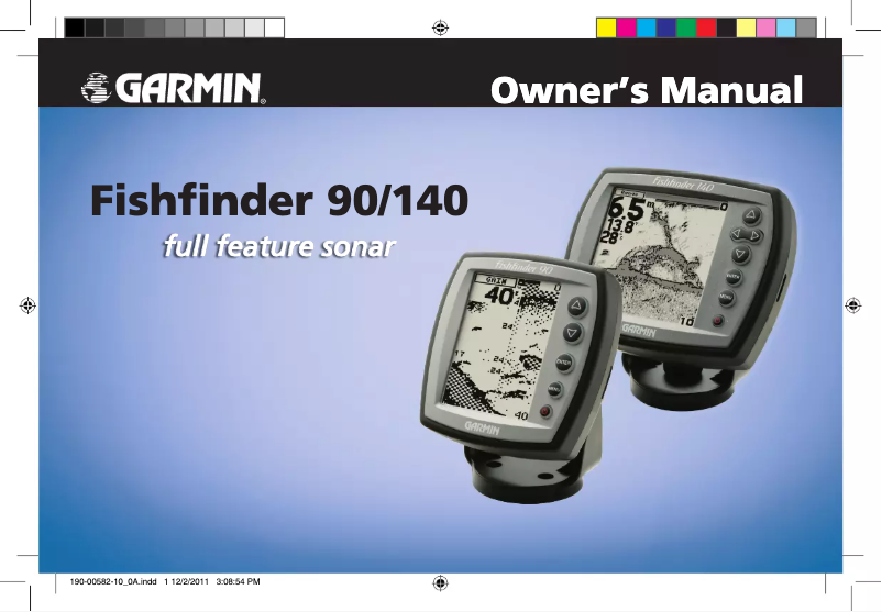 Página 1 del manual Manual de usuario Garmin Fishfinder 140