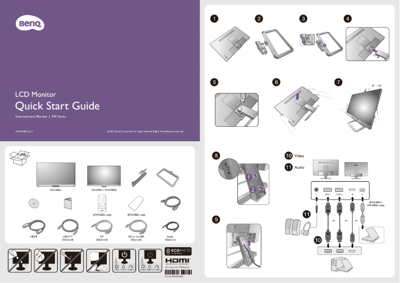 Image de la première page du manuel de l'appareil EW3280U