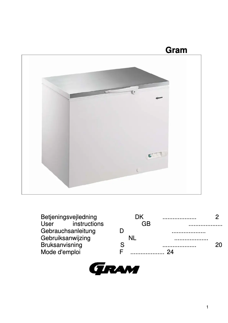 Image de la première page du manuel de l'appareil CF 21560