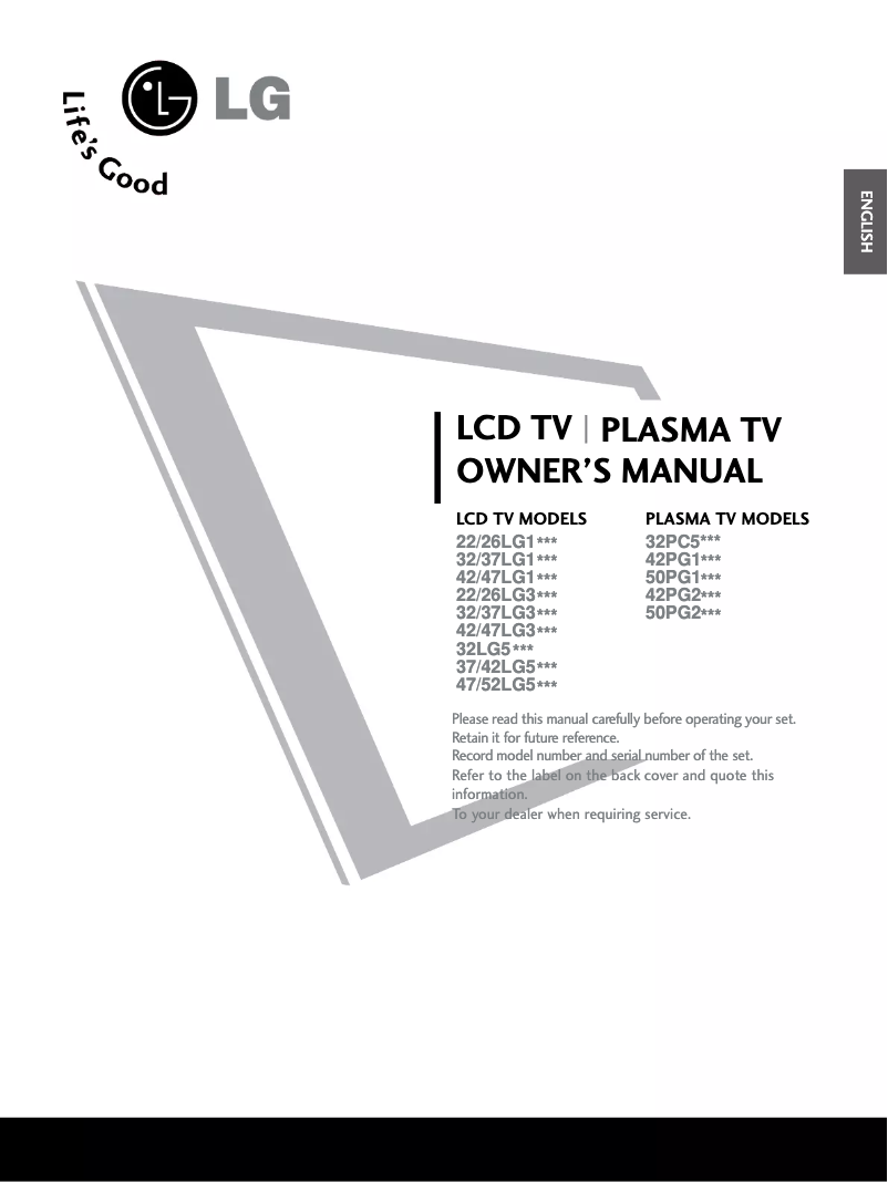 Página 1 del manual Manual de usuario LG 4753FR