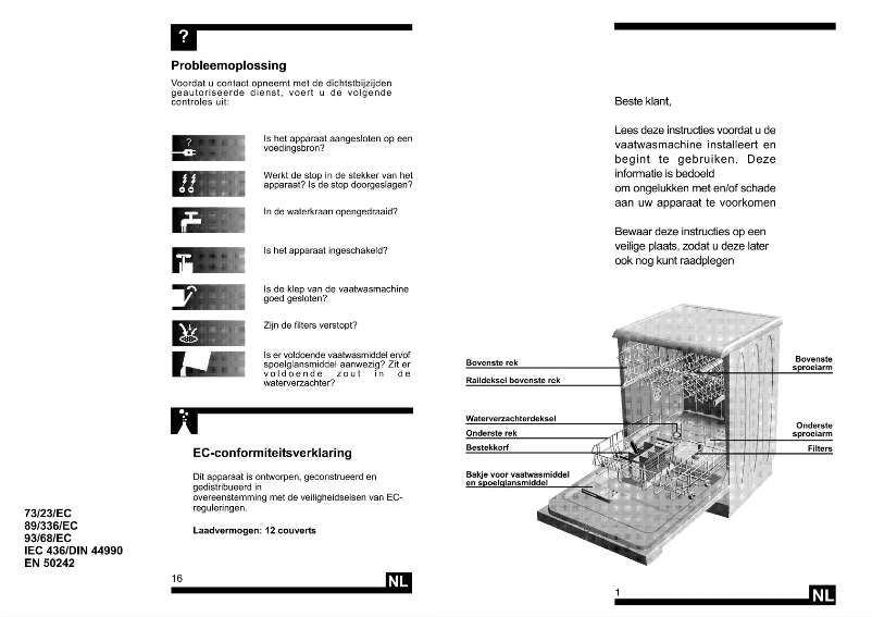 Page 1 de la notice Manuel utilisateur Blomberg GVN 1380