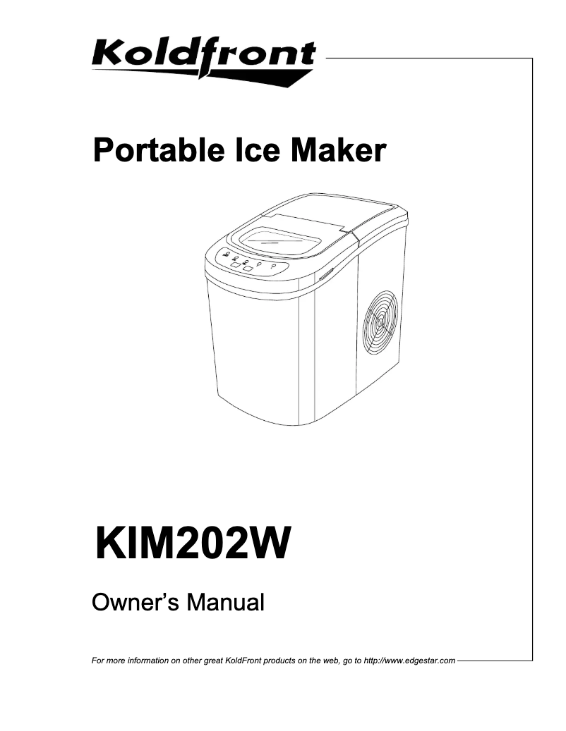 Image de la première page du manuel de l'appareil KIM202