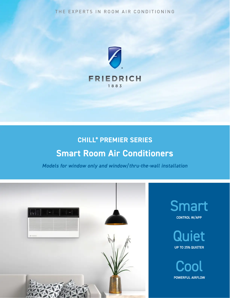 Page 1 de la notice Brochure Friedrich CEW12B33A