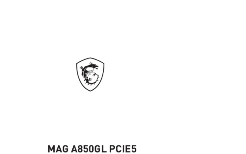 Image de la première page du manuel de l'appareil MAG A650GL